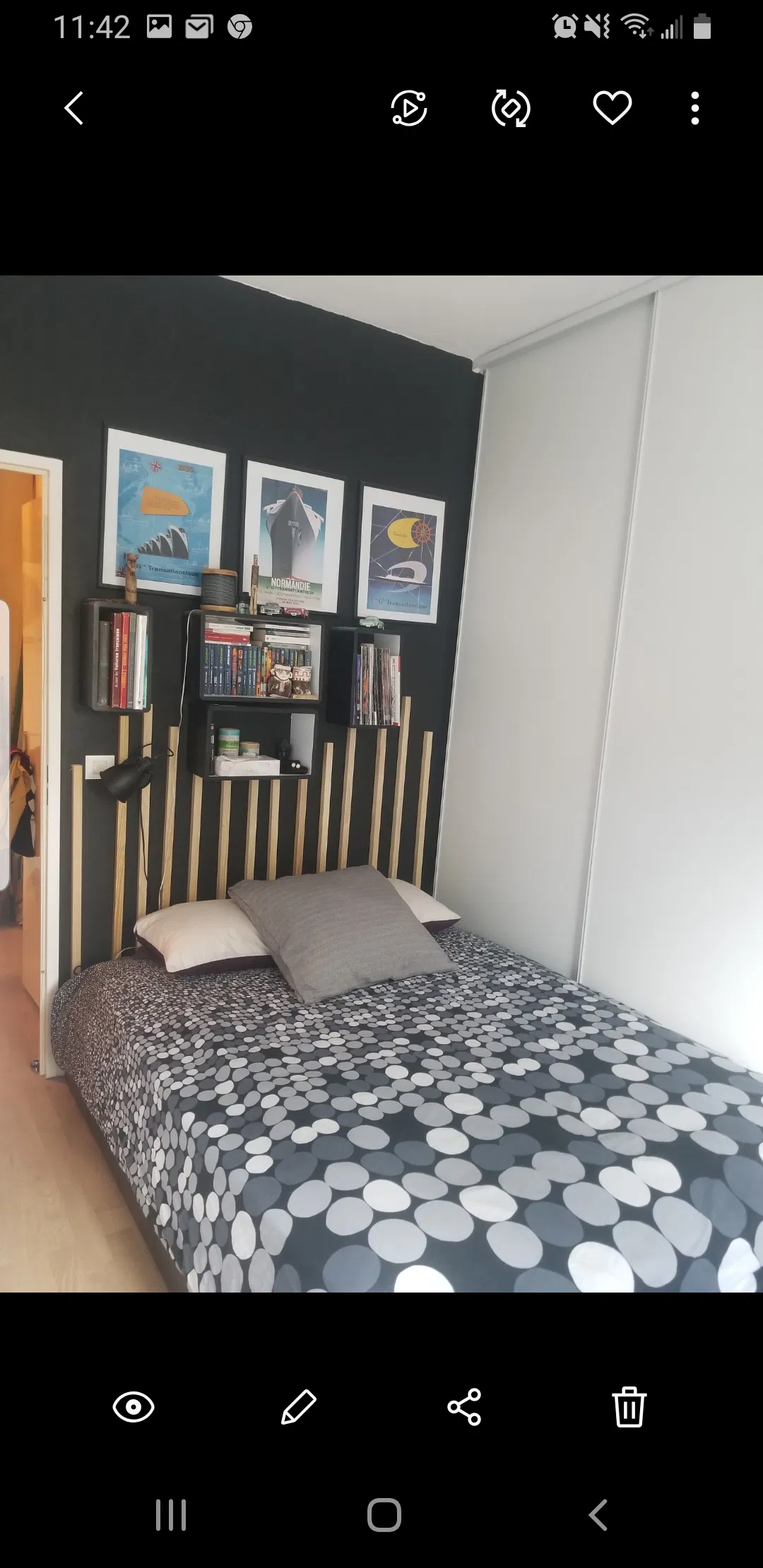 Chambre Rue Robert Caumont à Bordeaux