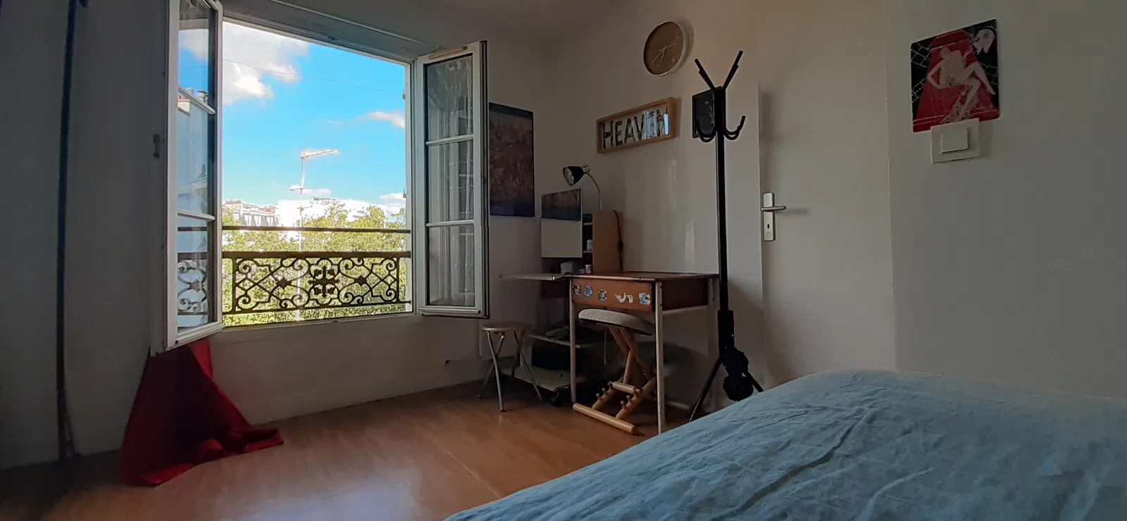 Chambre Quai de Jemmapes à Paris