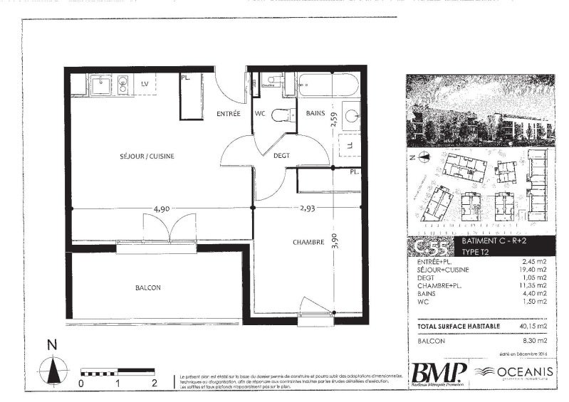 Flat Avenue Jean Monnet in Villenave-d'Ornon