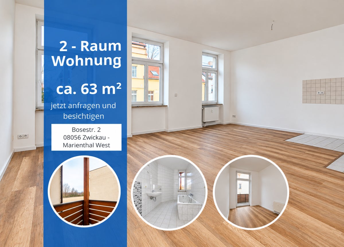 Wohnung Bosestraße in Zwickau