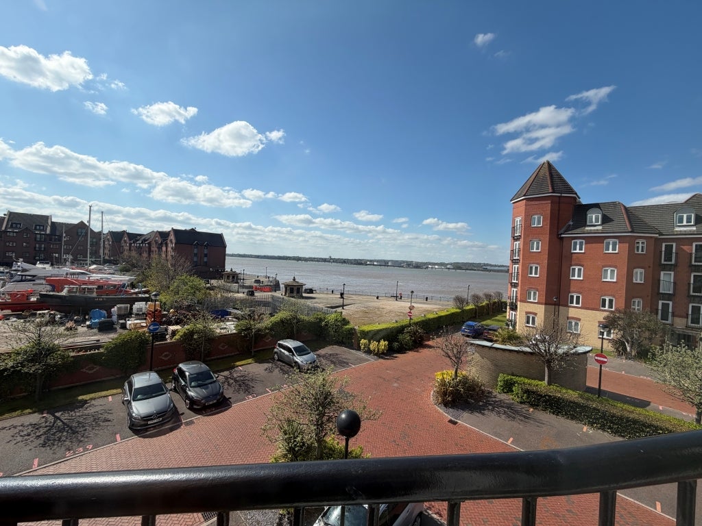 Flat South Ferry Quay in Liverpool