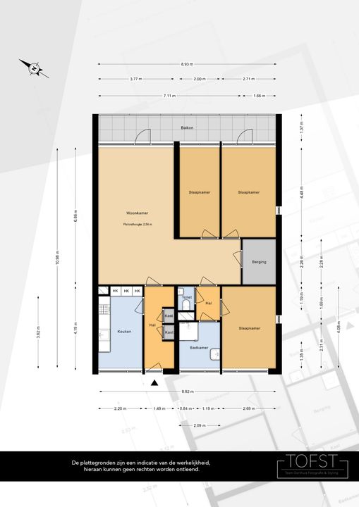 Appartement aan de Frissenstein in Amsterdam (1102 AP)