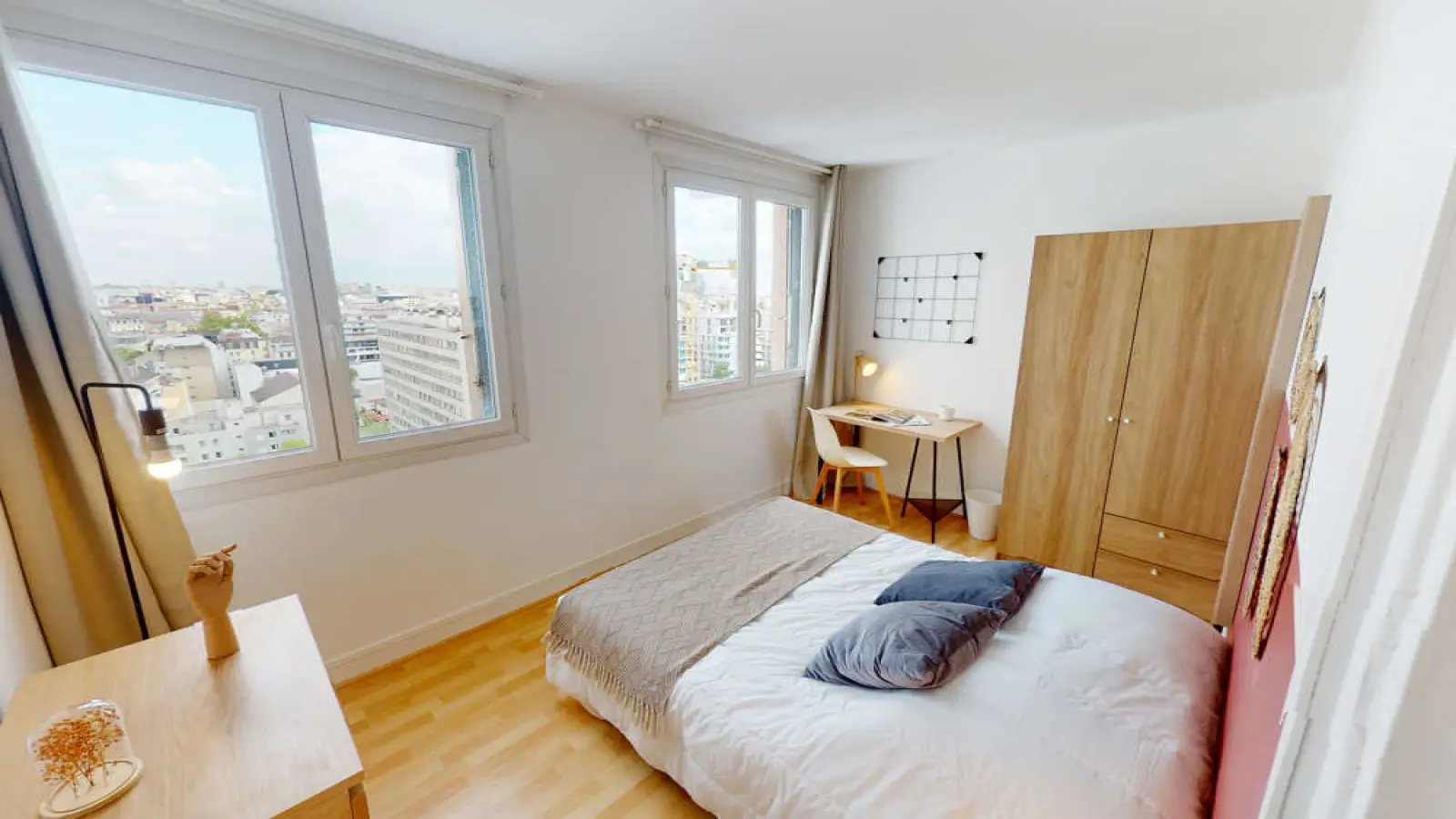 Chambre Rue du Port à Clichy
