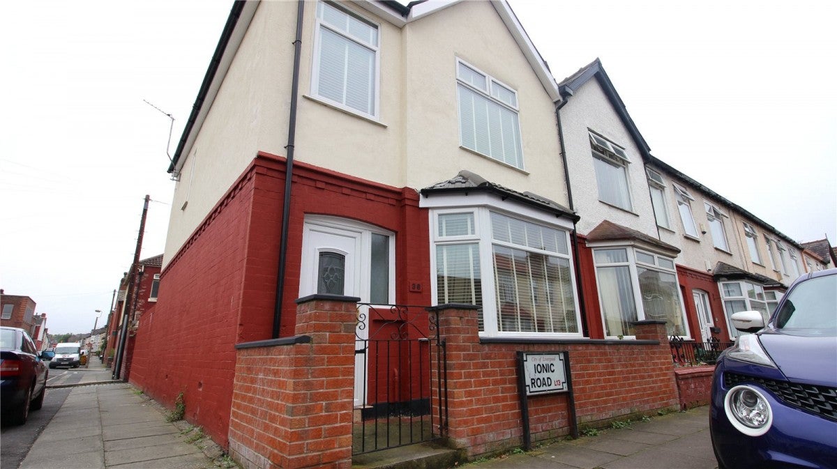 House Ionic Road in Liverpool