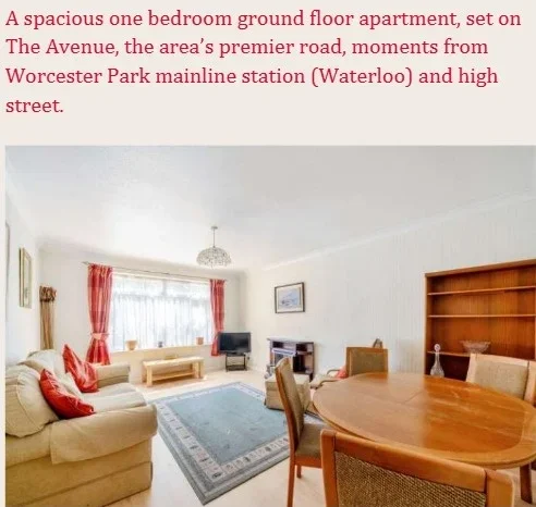 Flat The Avenue in Epsom and Ewell