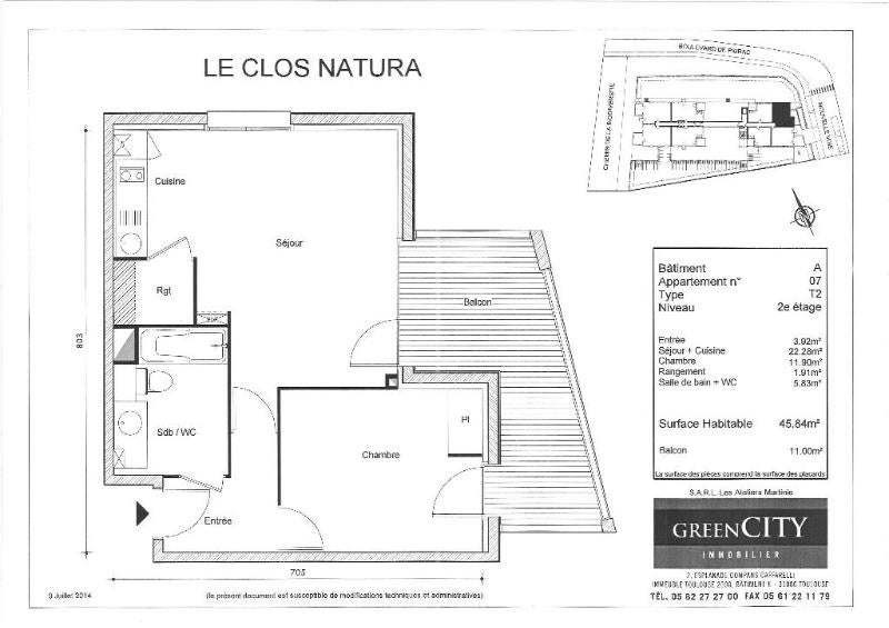 Flat Allée de l'Ormeau in Colomiers