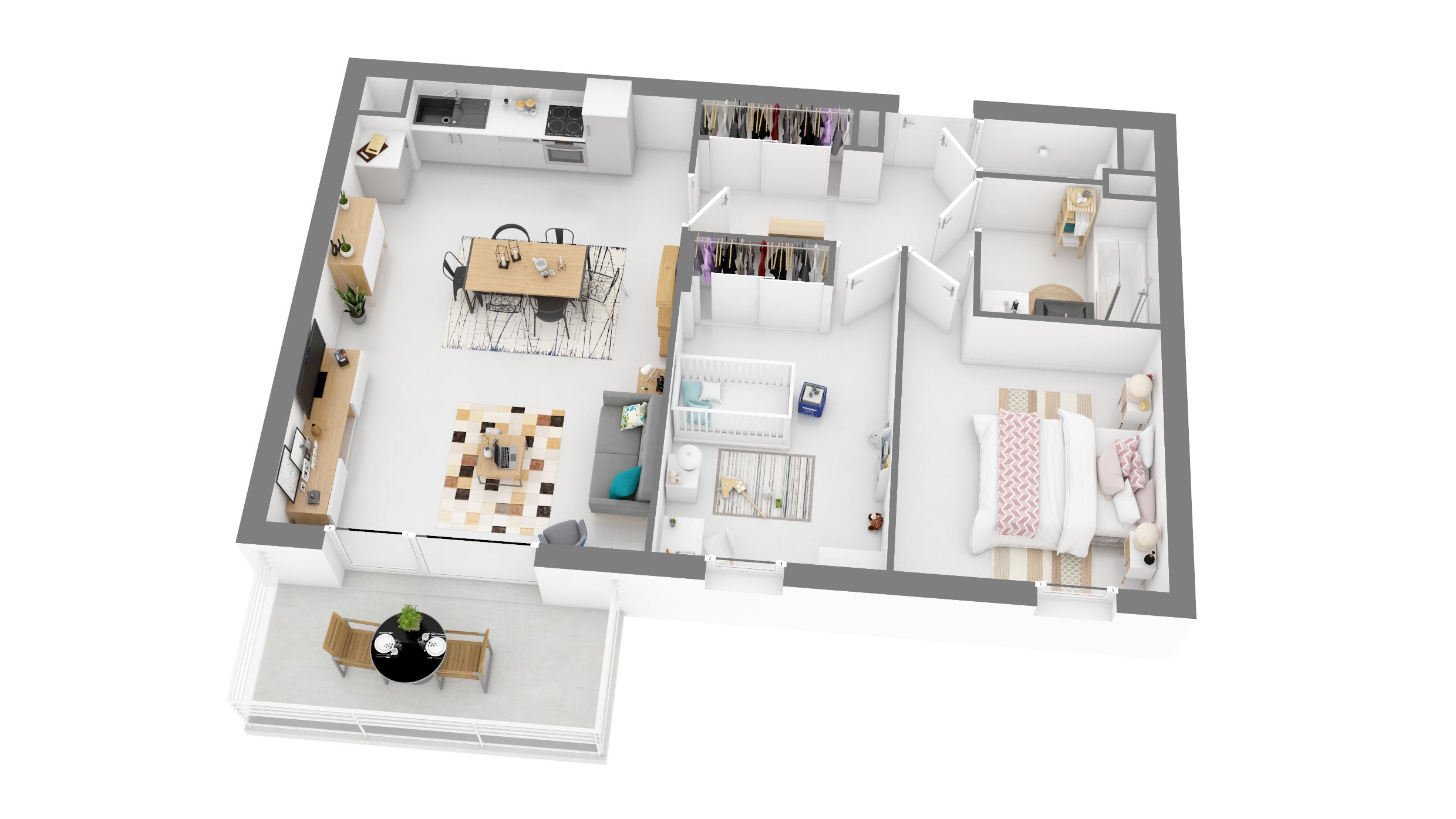 Appartement Chemin des Poses du Bois à Feigères