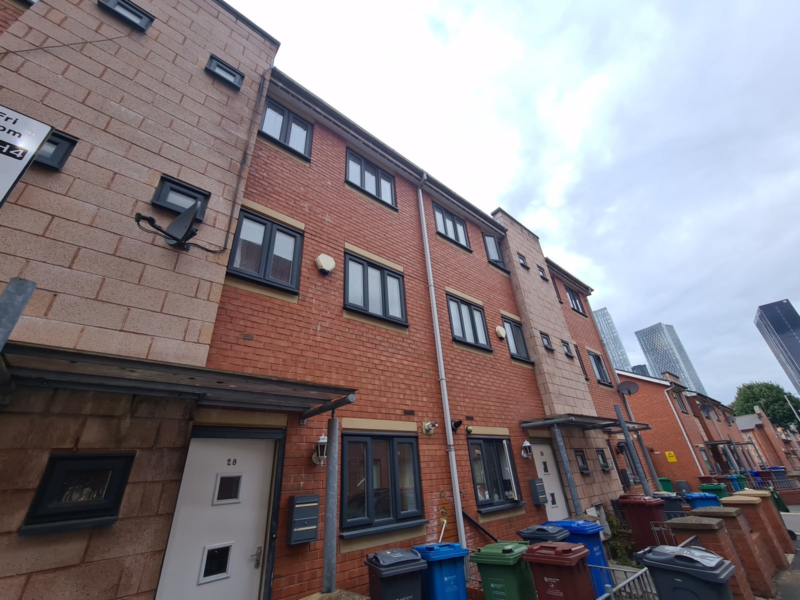 Flat Leaf Street in Manchester