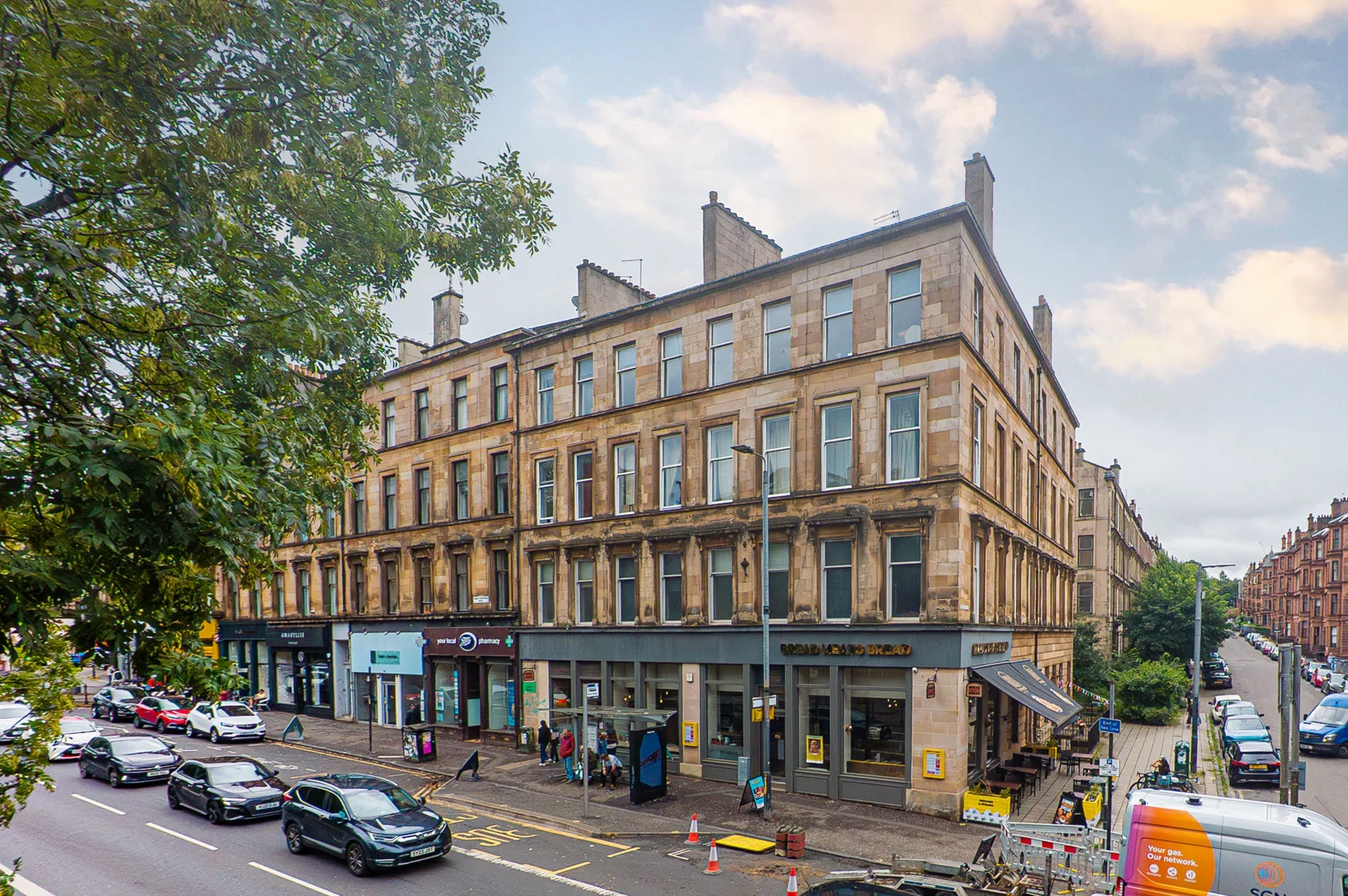 Flat Kersland Street in Glasgow