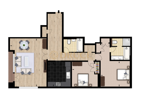 Flat Westferry Circus in Greater London