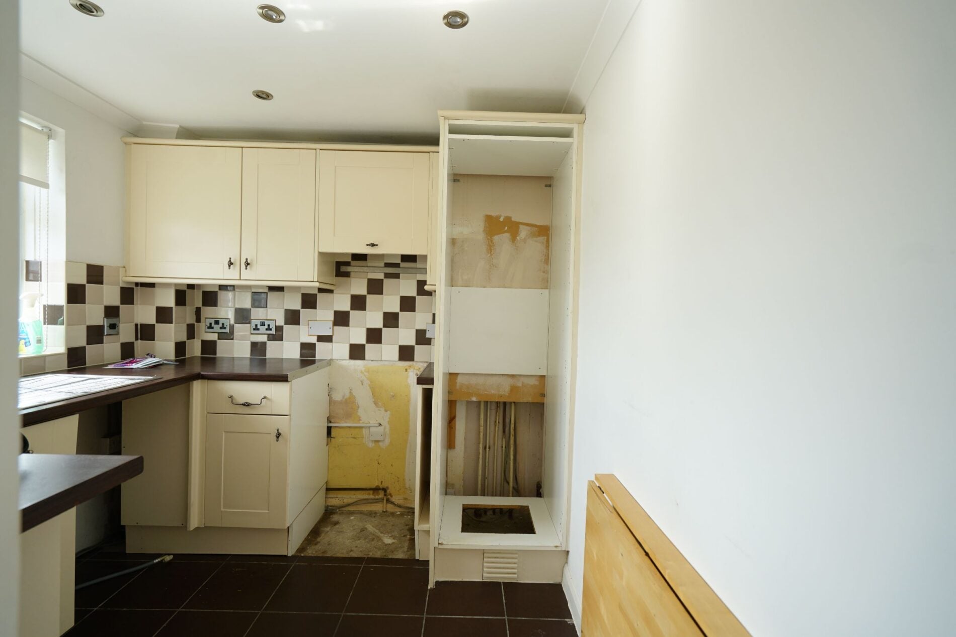 Flat Cherry Tree Close in Grays