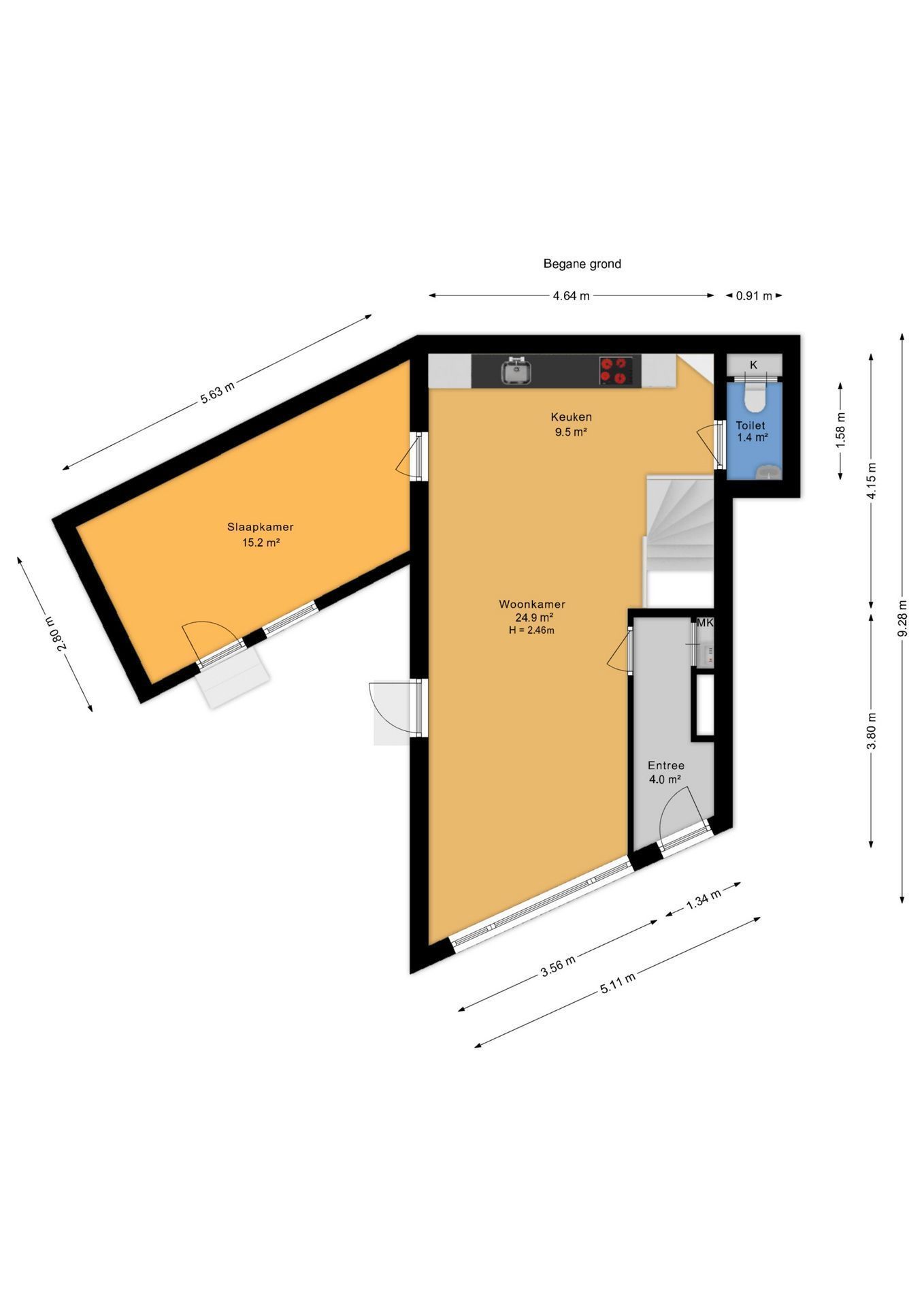 Appartement Hendrik Zwaardecroonstraat 28