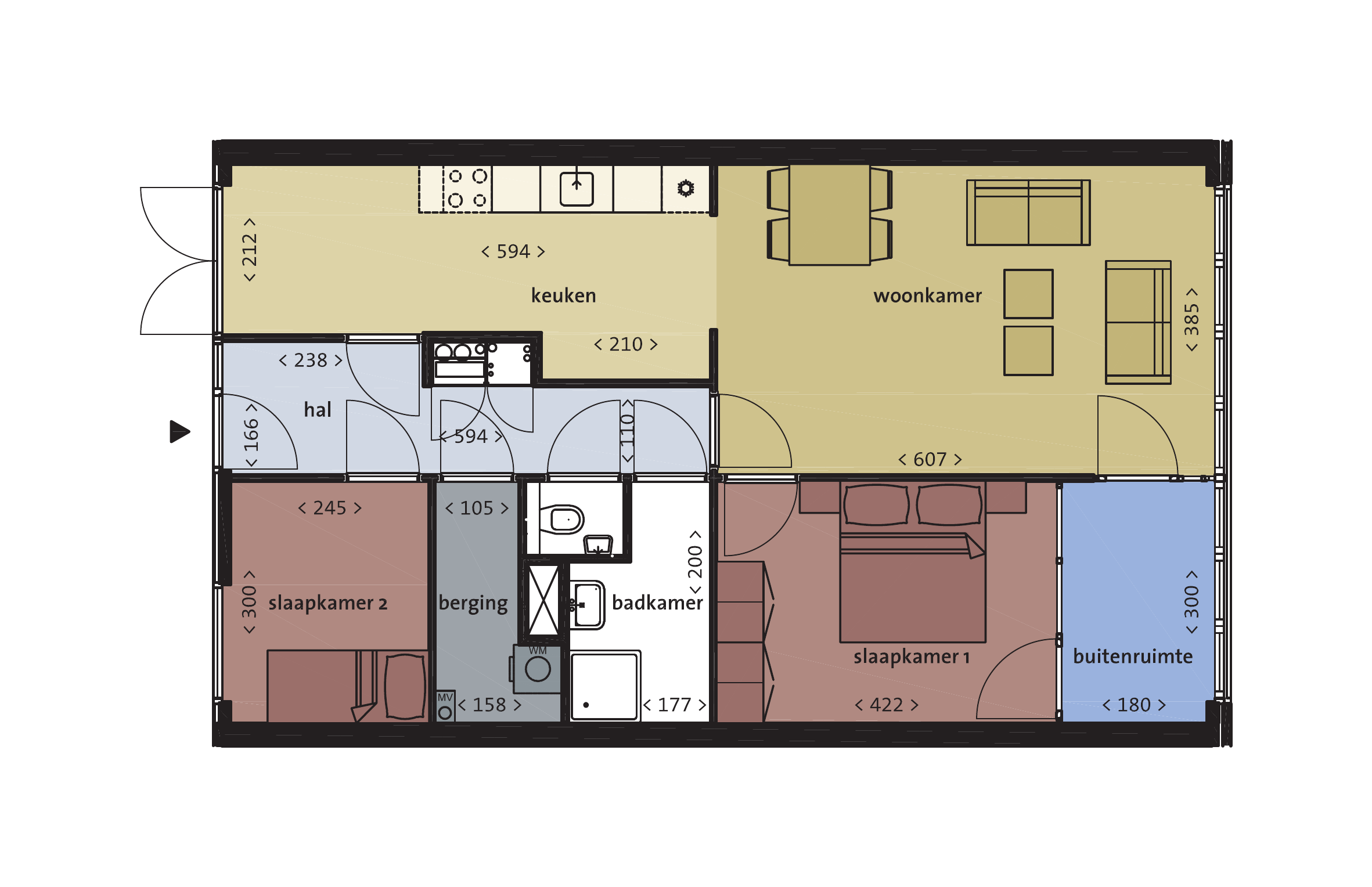 Appartement Bijlmerdreef in Amsterdam