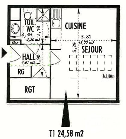 Appartement Rue Jean Quitout à Lyon