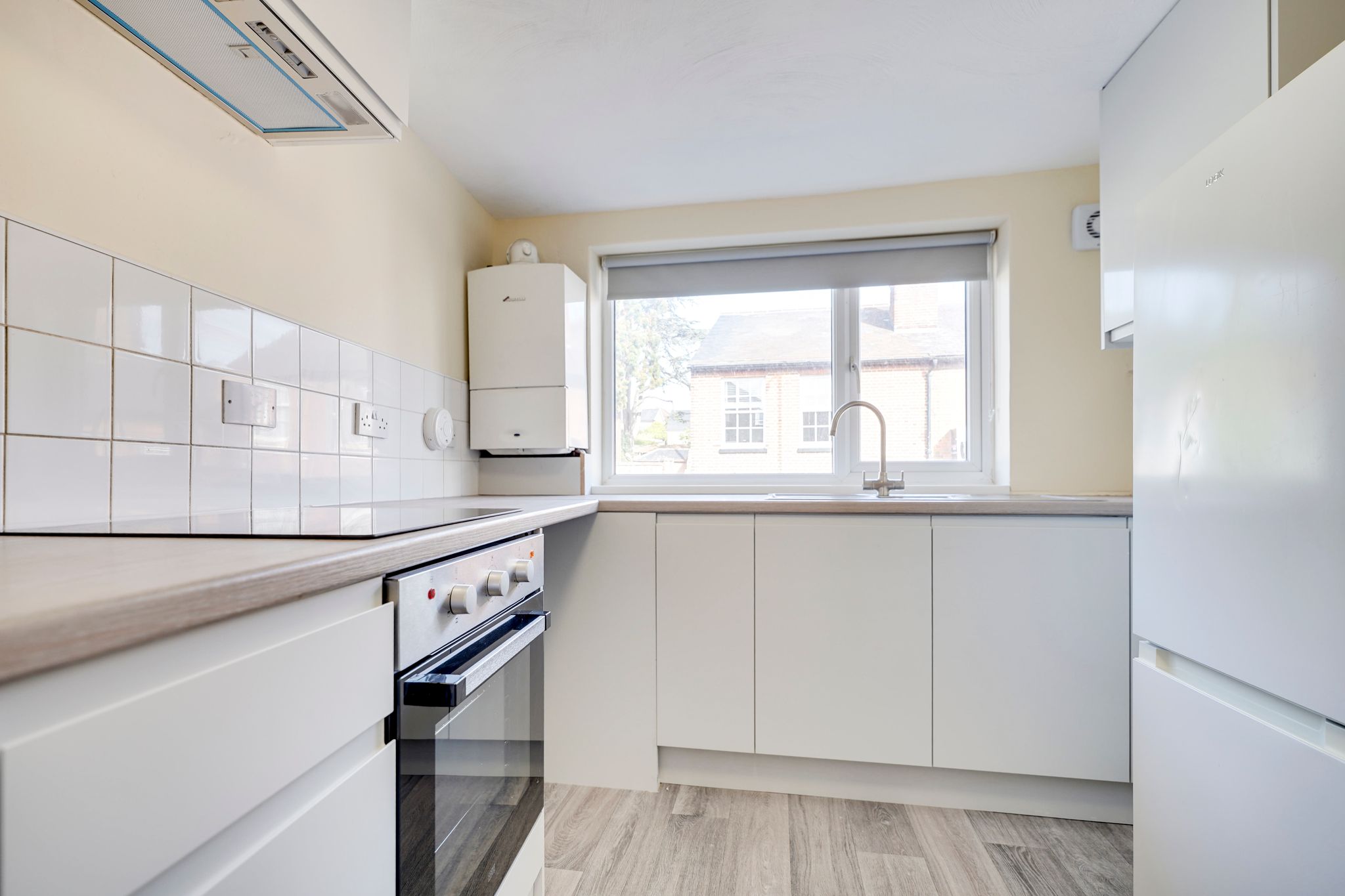 Flat Hadham Road in East Hertfordshire