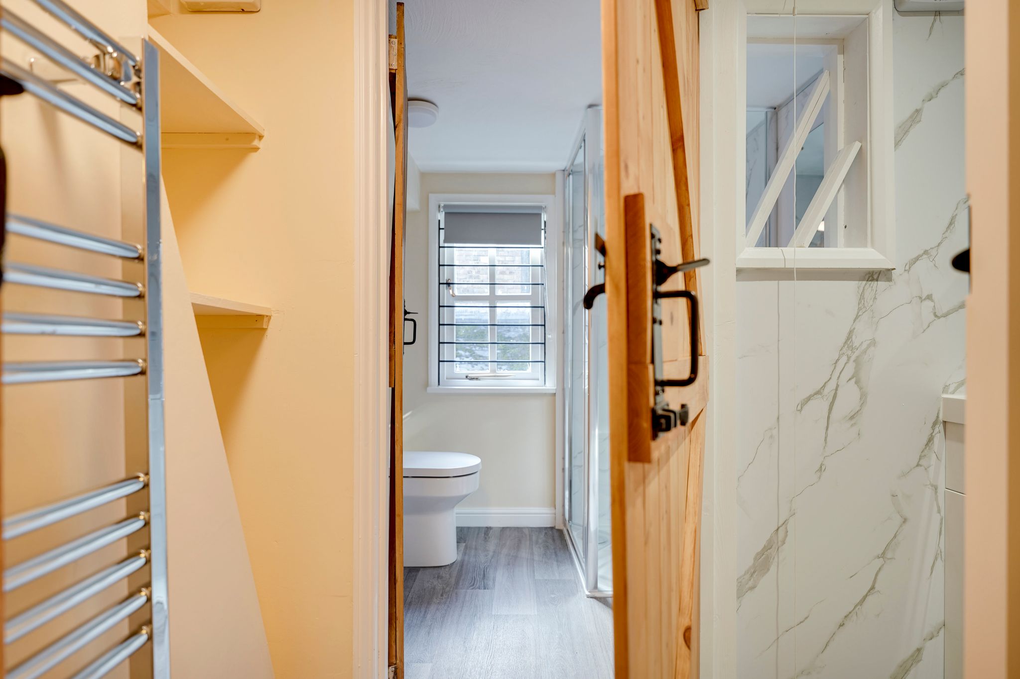 Flat Hadham Road in East Hertfordshire