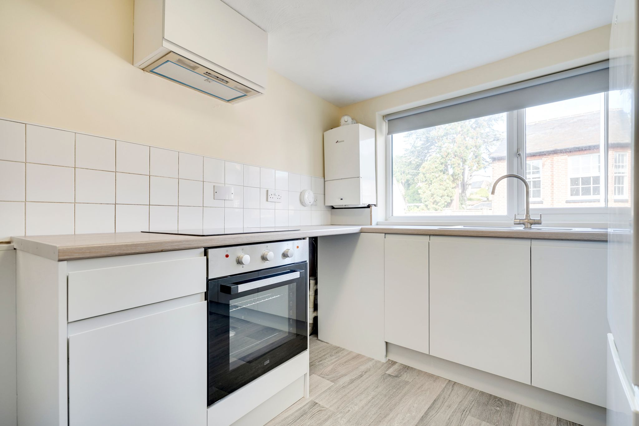 Flat Hadham Road in East Hertfordshire