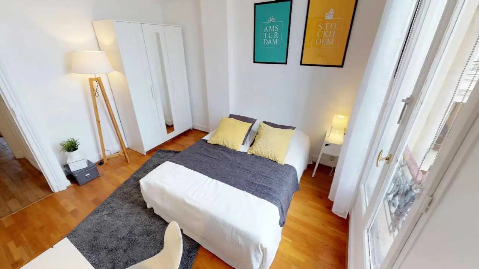 Chambre Rue Beaubourg à Paris