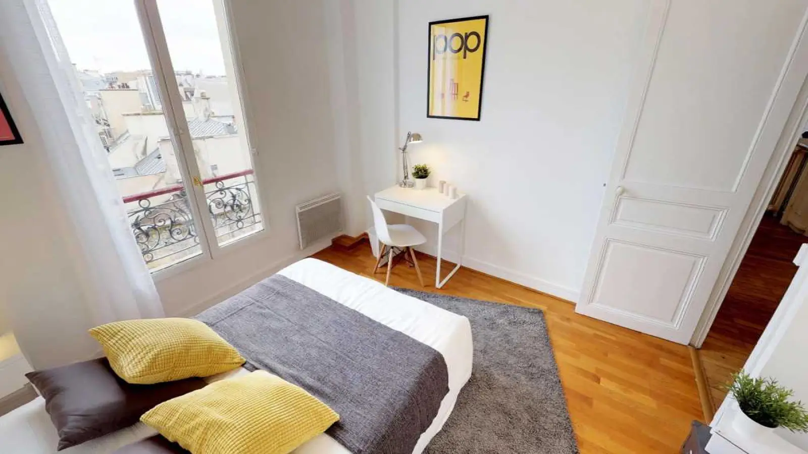 Chambre Rue Beaubourg à Paris