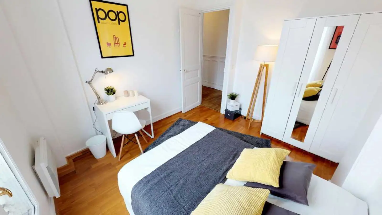 Chambre Rue Beaubourg à Paris