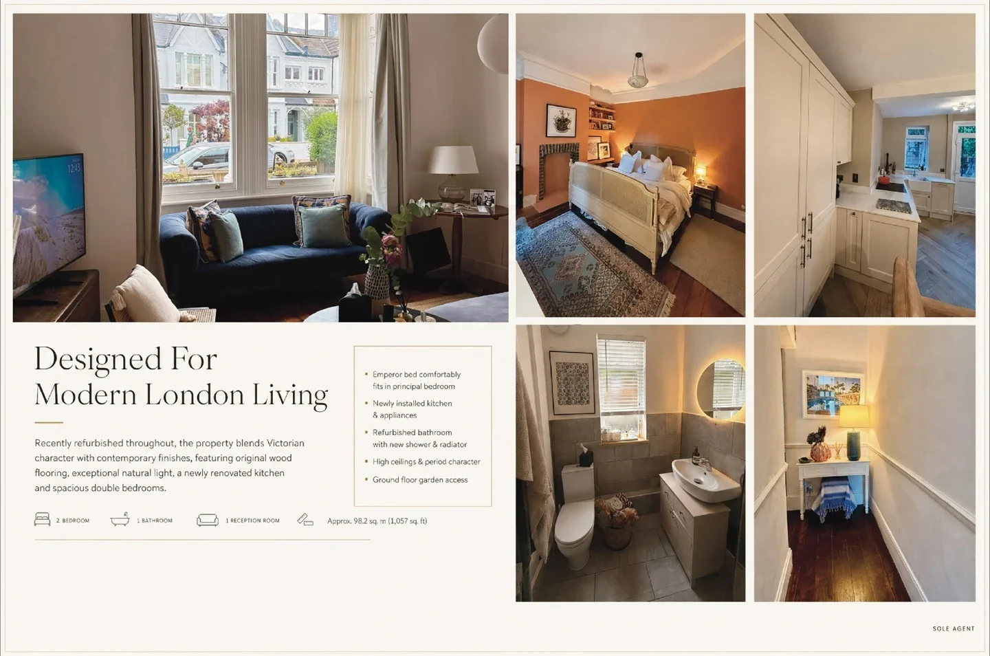 Flat Sternhold Avenue in Greater London
