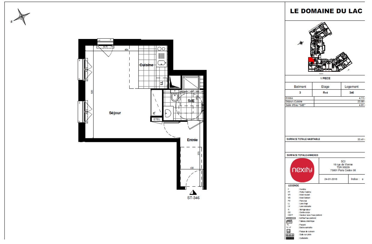 Flat Place du Panorama in Clamart