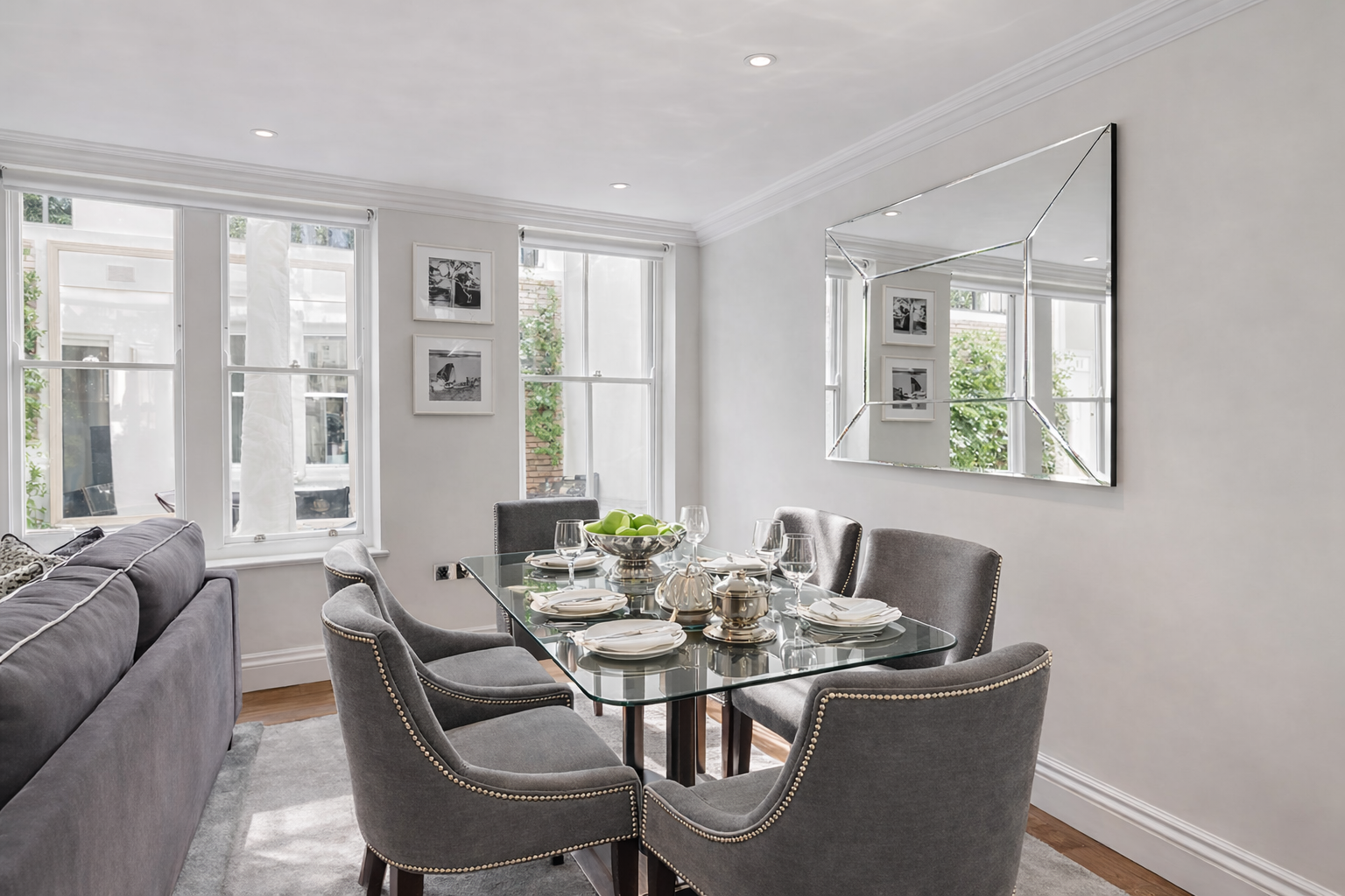 Flat Kensington Gardens Square in City of Westminster