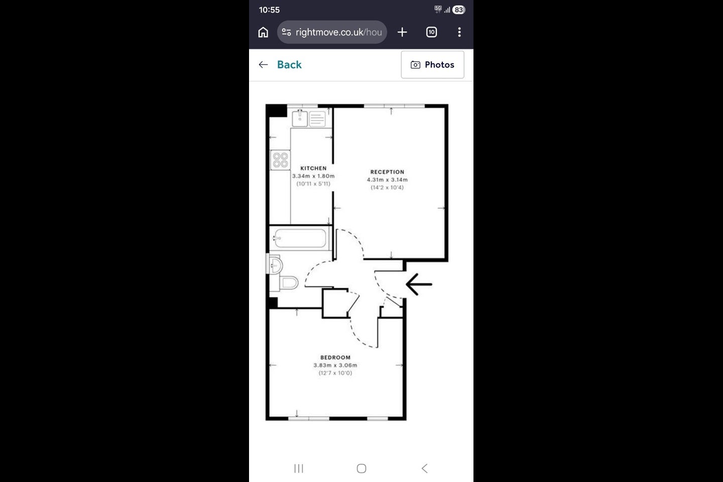 Flat Jack Clow Road in Greater London