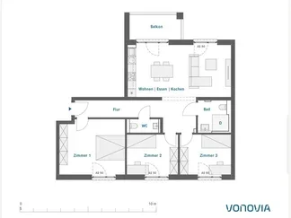 Wohnung Eltingstraße in Essen