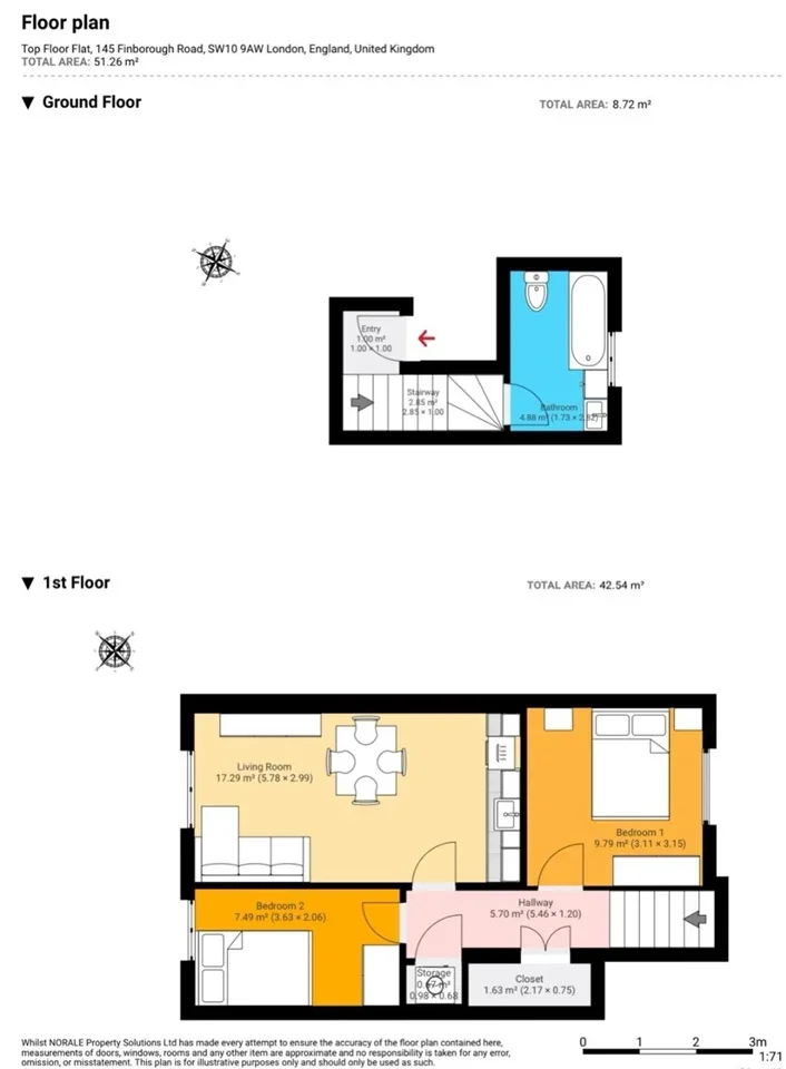 Flat Finborough Road in Greater London