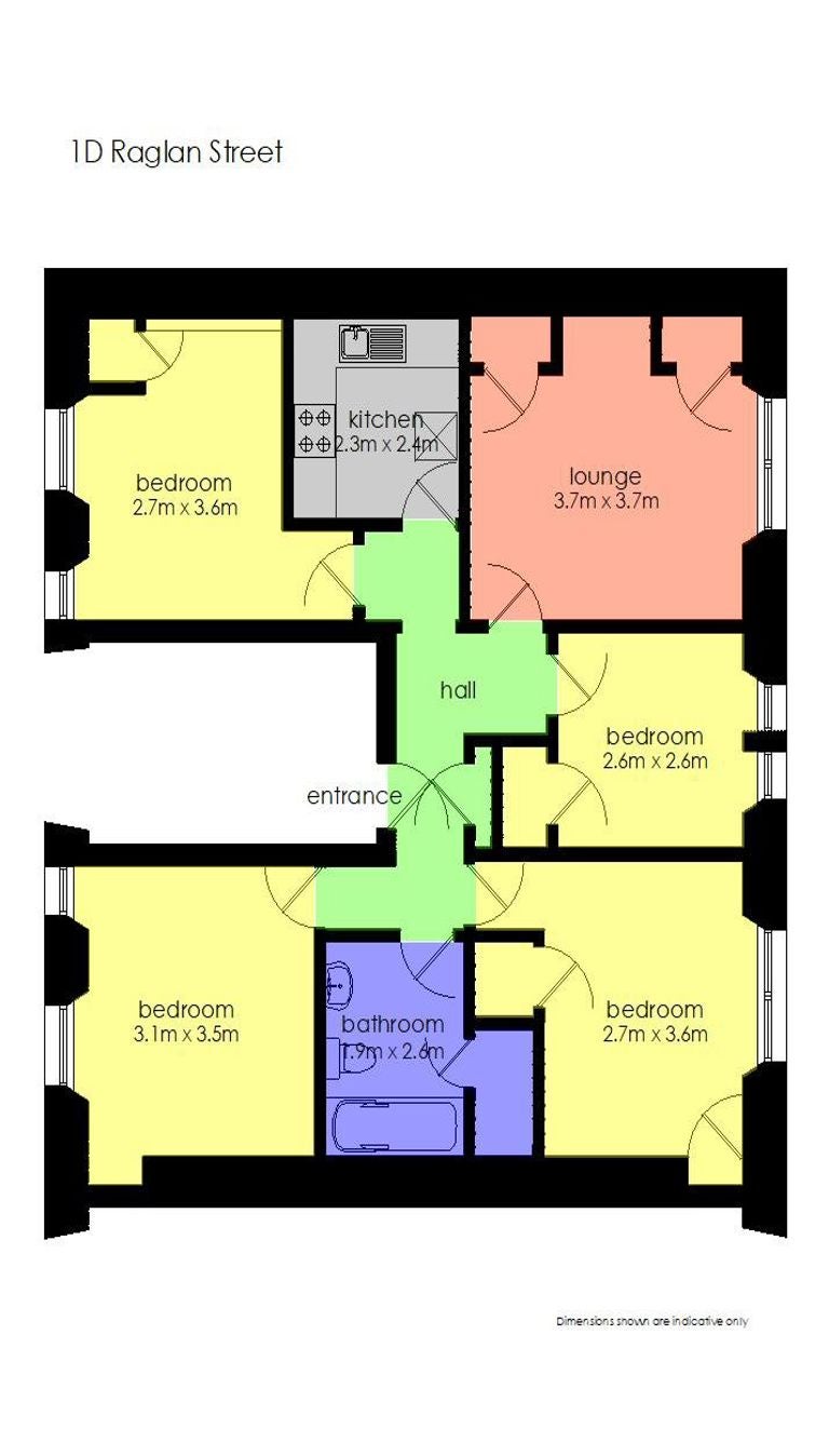 Room Kemback Street in Dundee
