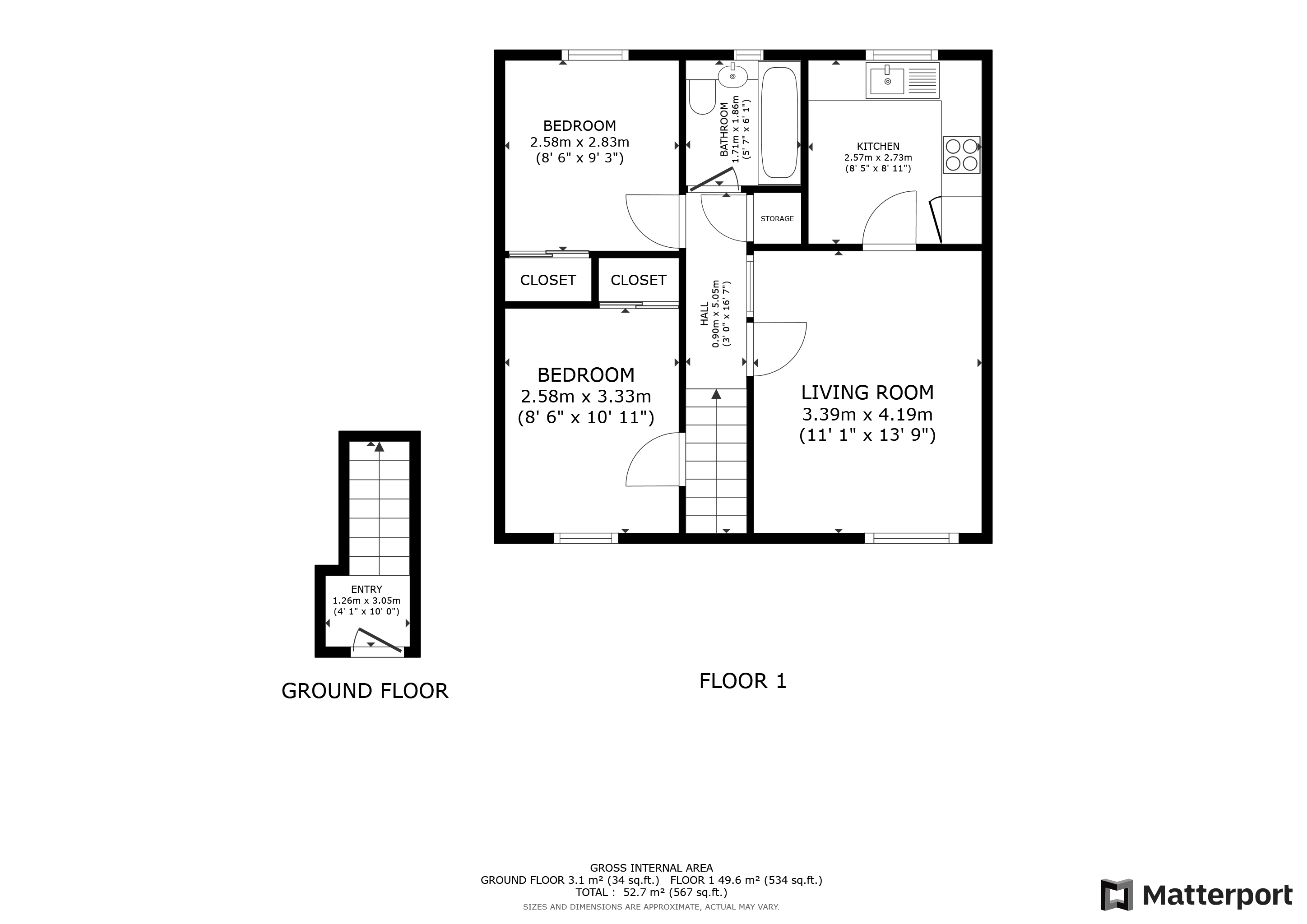 Flat Alma Street in Falkirk