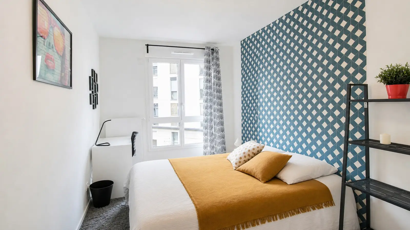 Chambre Rue Mozart à Clichy