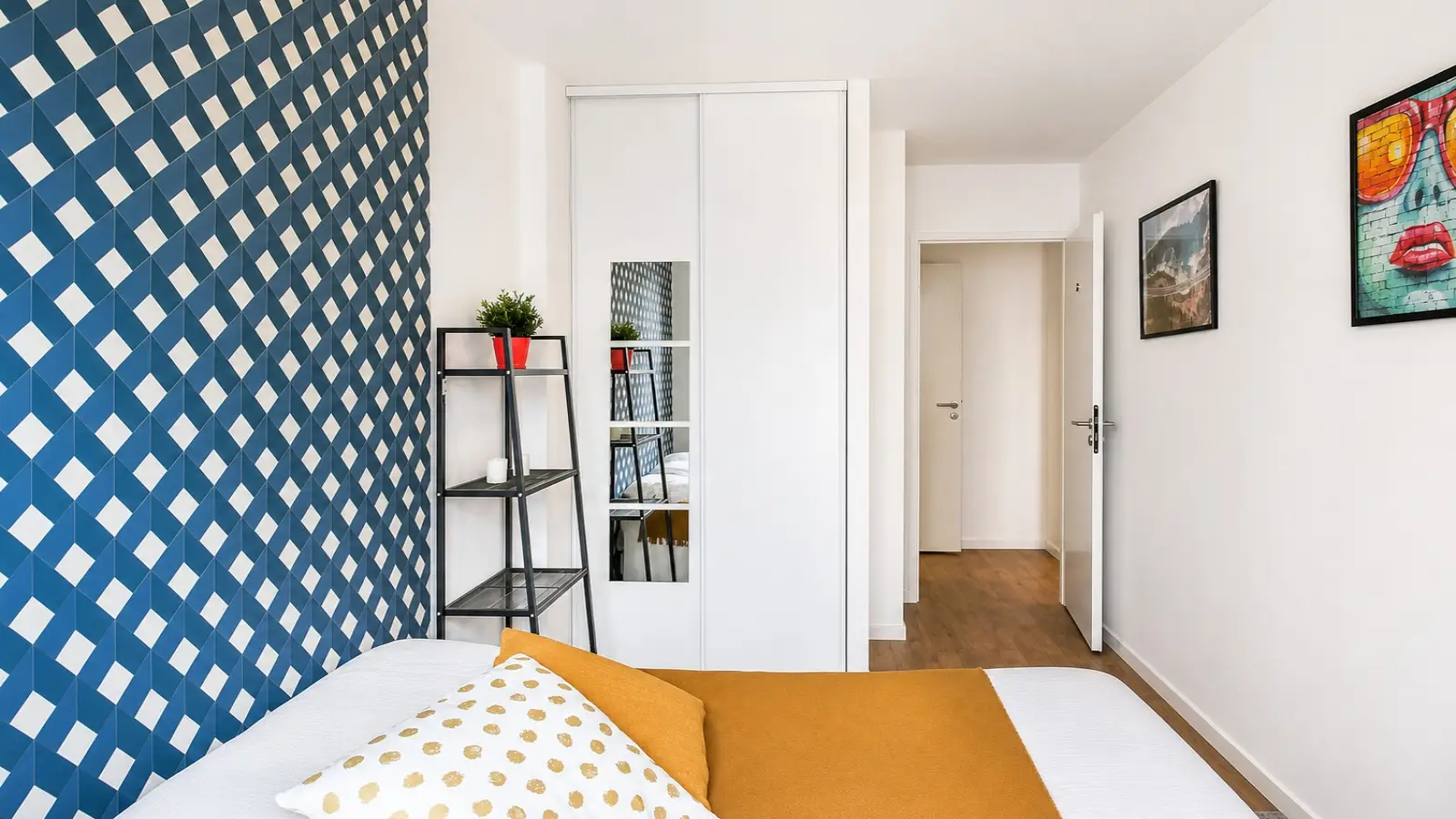 Chambre Rue Mozart à Clichy