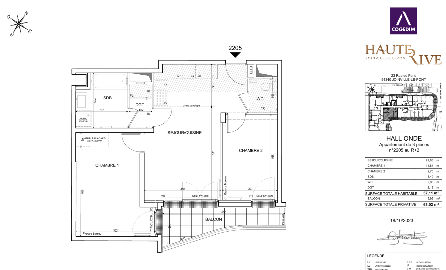 Appartement Rue de Paris à Joinville-le-Pont