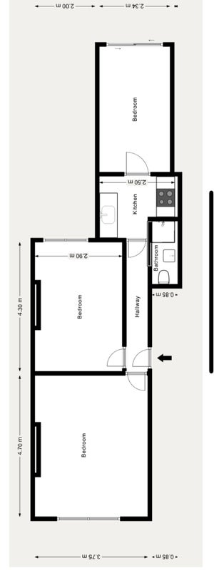 Room Lillie Road in Greater London