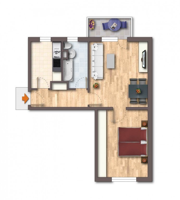 Wohnung Merseburger Straße in Braunsbedra