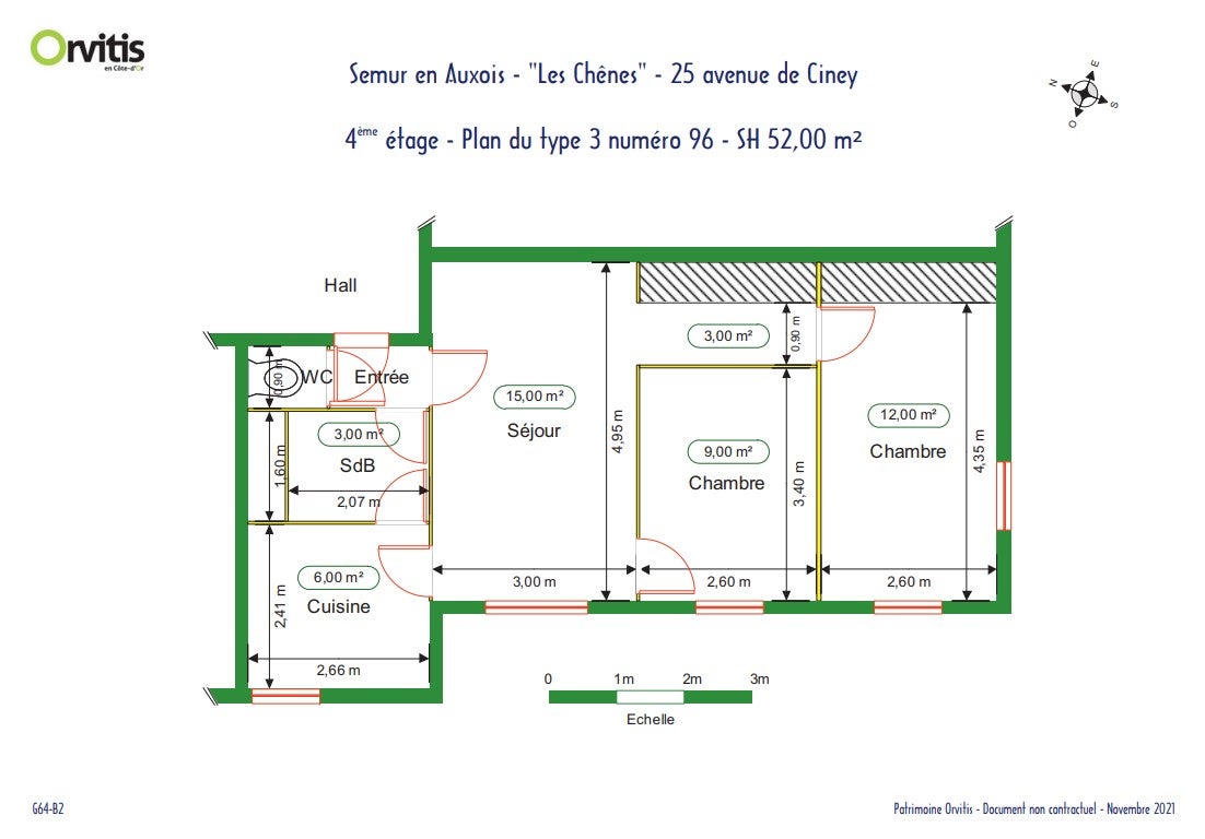 Appartement Avenue de Ciney à Semur-en-Auxois