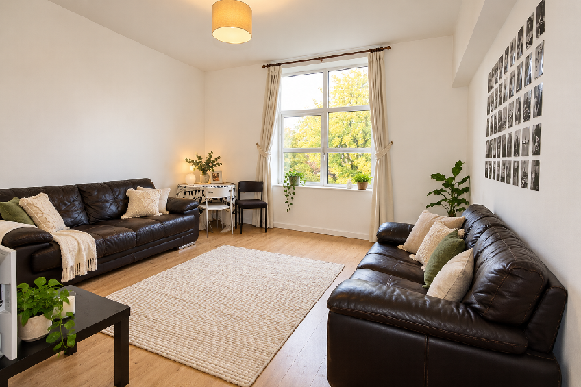 Flat Harrogate Road in Leeds
