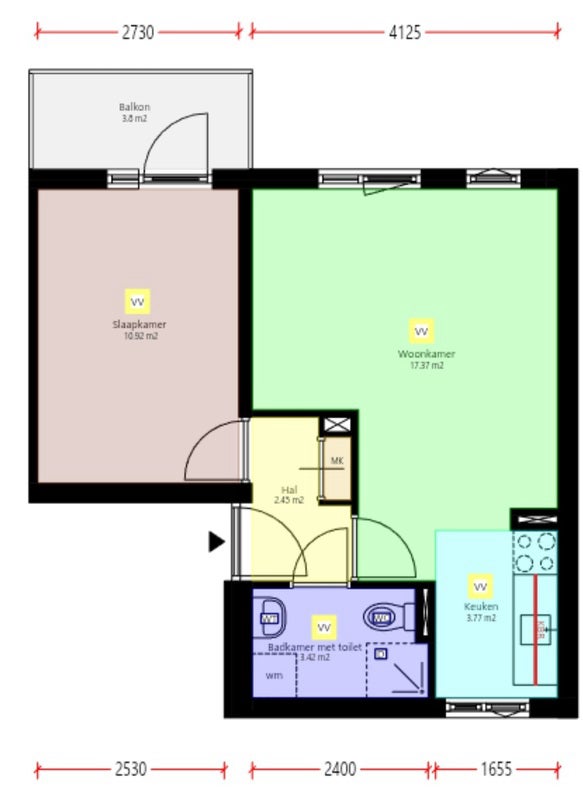 Appartement Borculolaan 8