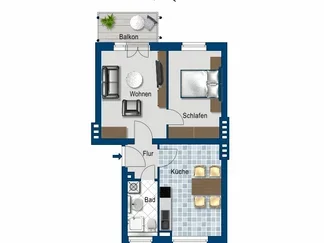 Wohnung Cracauer Straße in Magdeburg