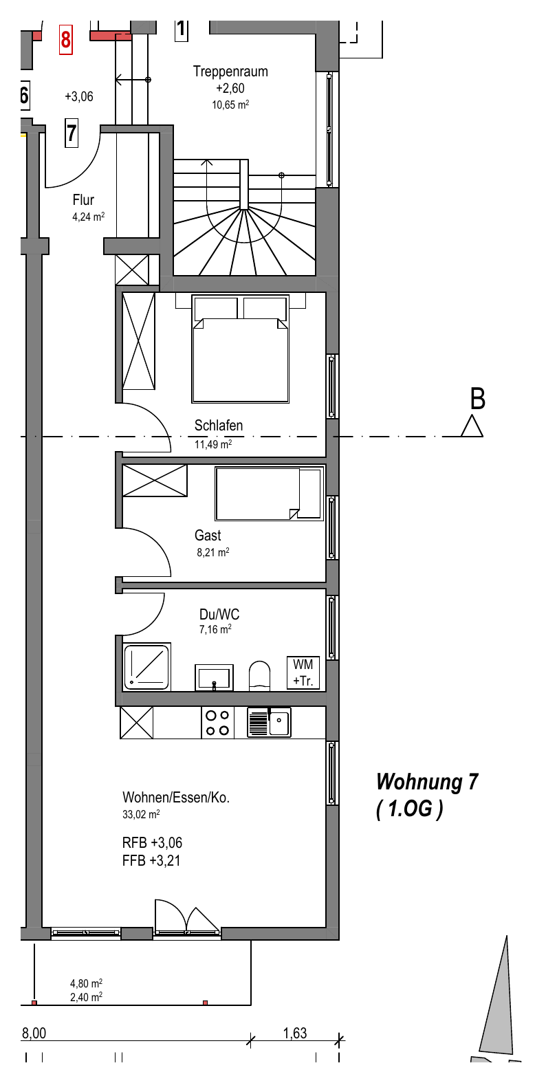 Wohnung Bahnhofstraße in Weißach
