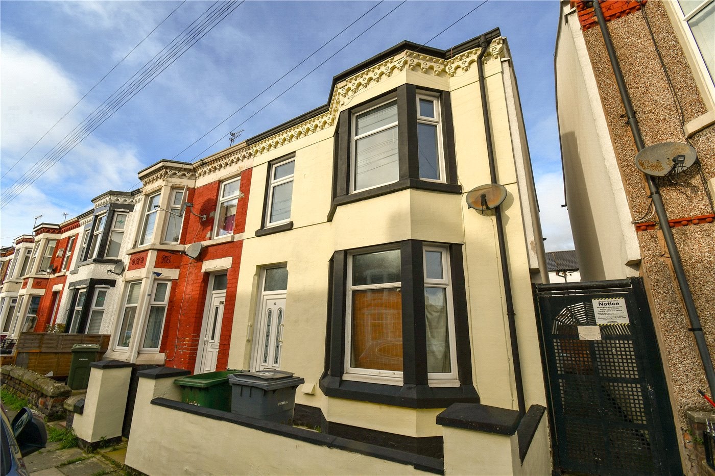 House Rappart Road in Wallasey
