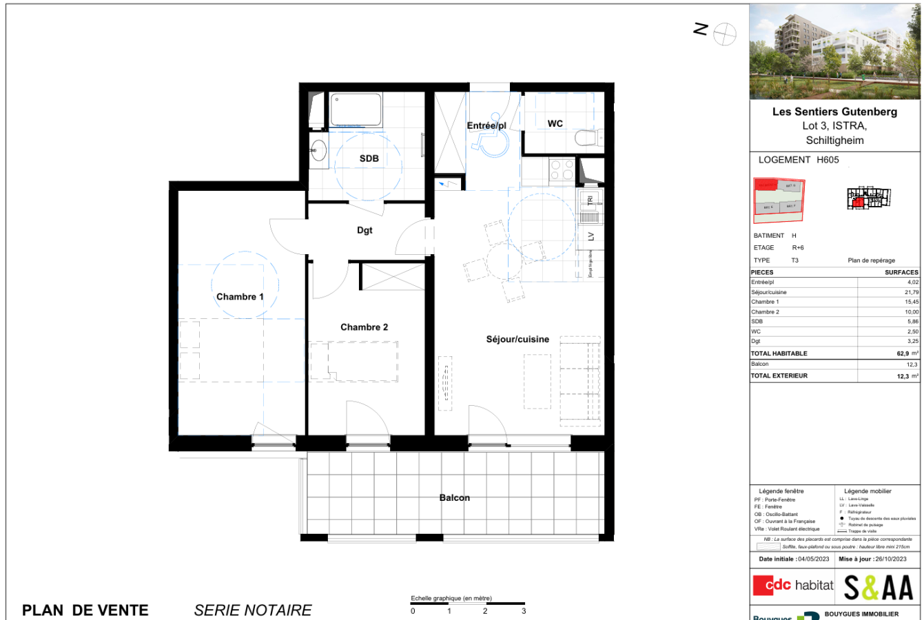 Flat Rue Clemenceau in Schiltigheim