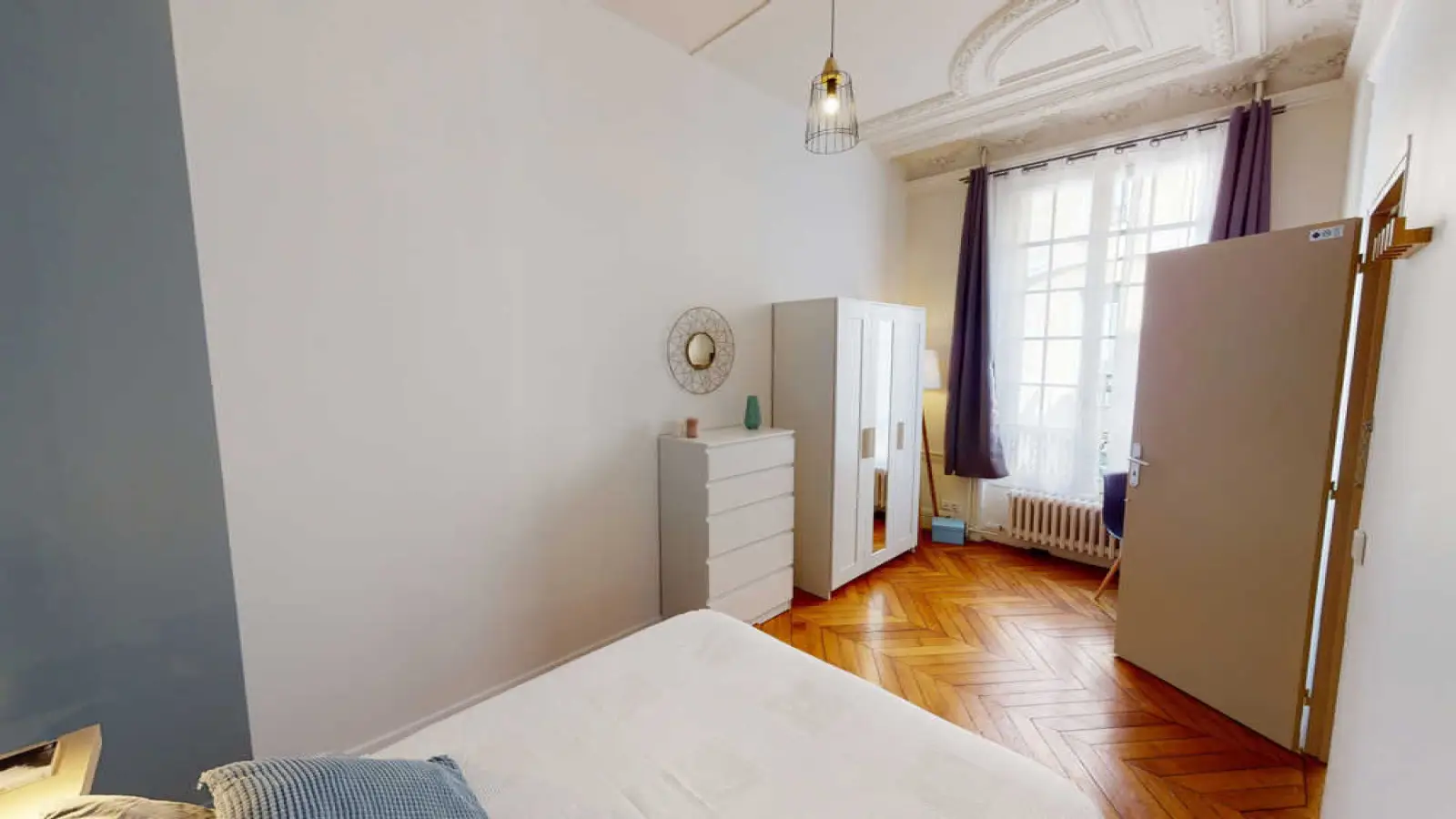 Chambre Boulevard Malesherbes à Paris
