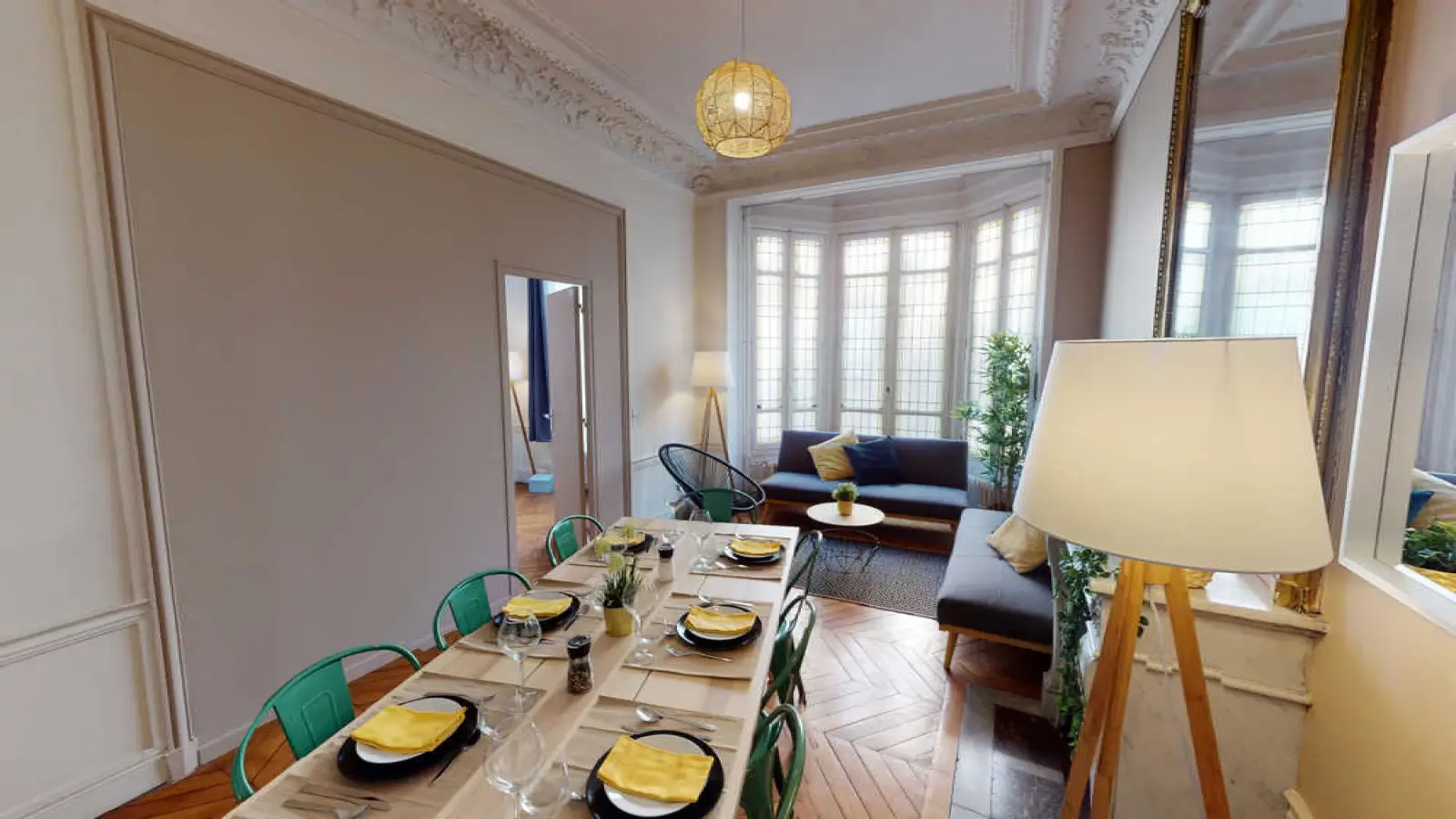Chambre Boulevard Malesherbes à Paris