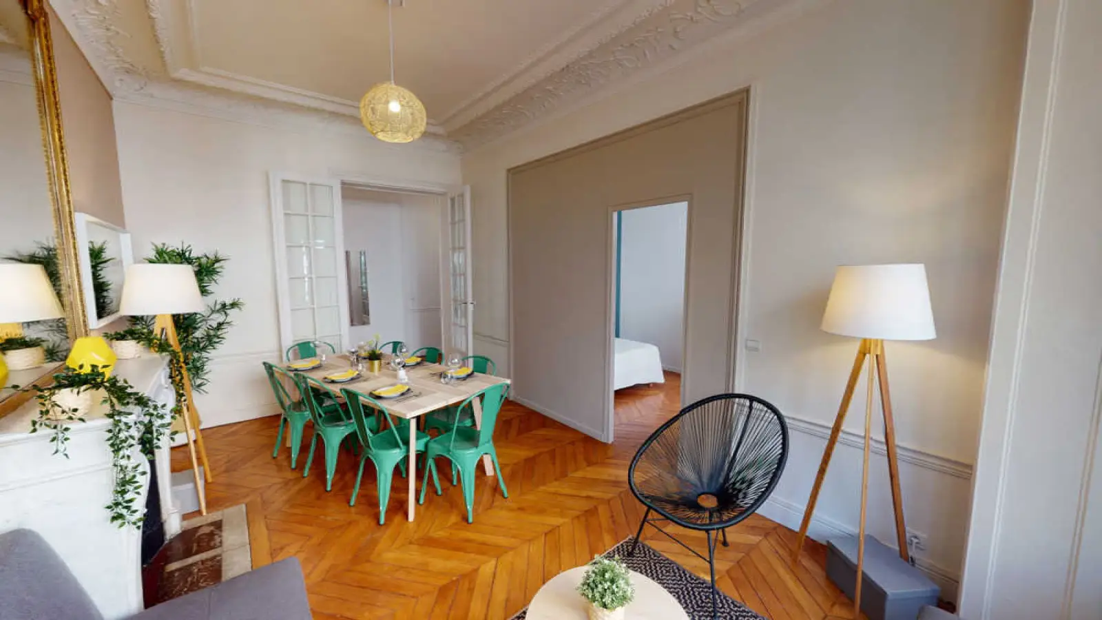 Chambre Boulevard Malesherbes à Paris
