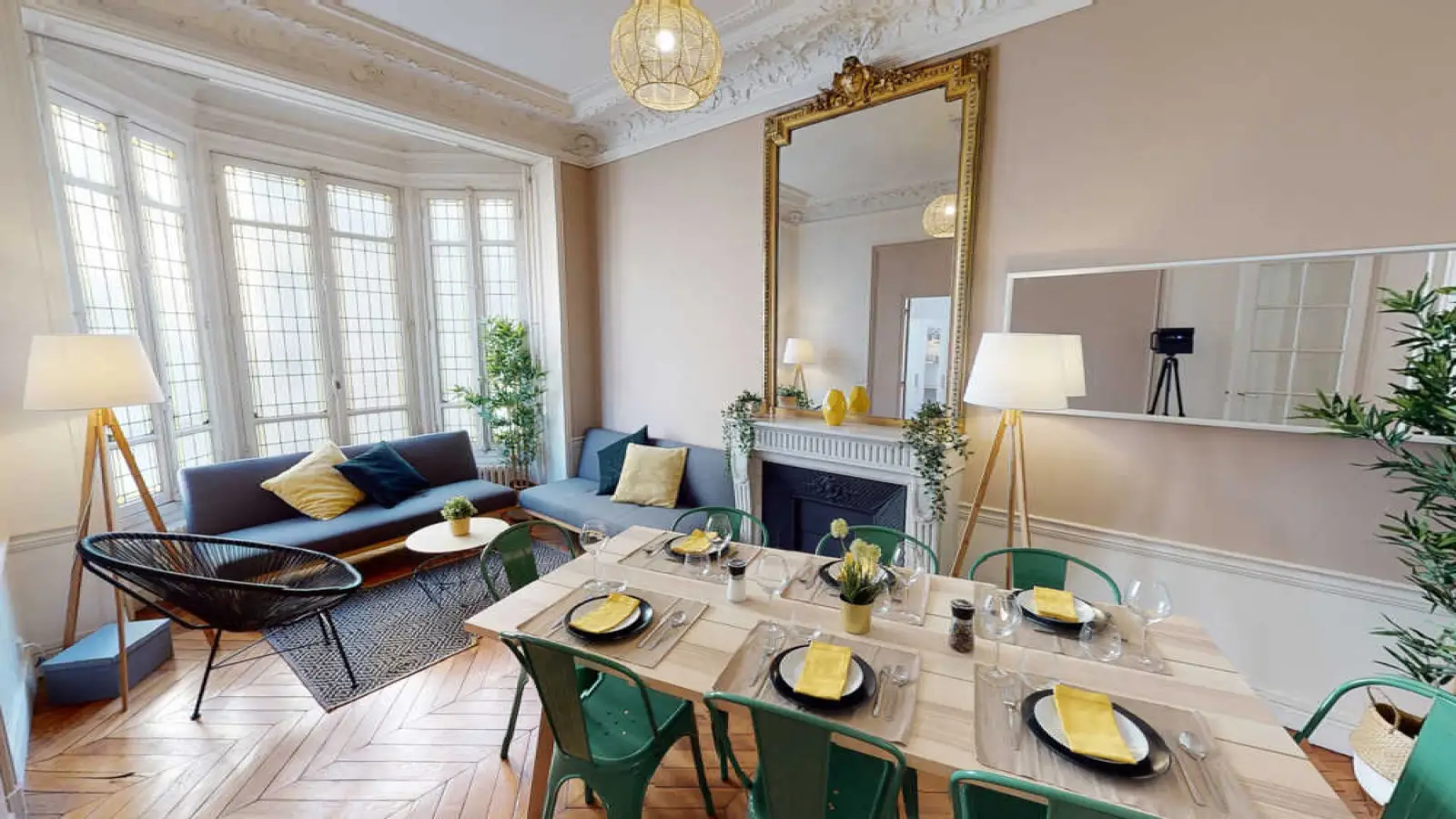 Chambre Boulevard Malesherbes à Paris