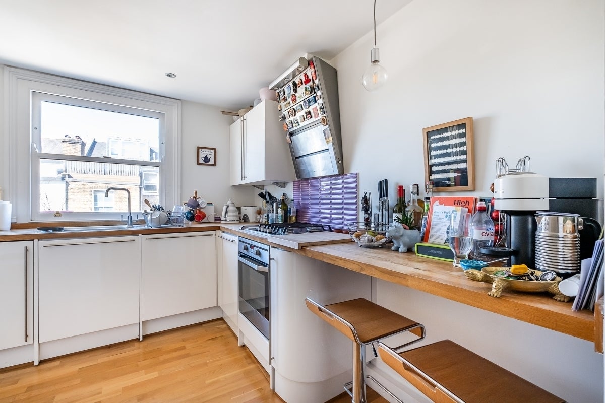 Flat Fernhead Road in City of Westminster