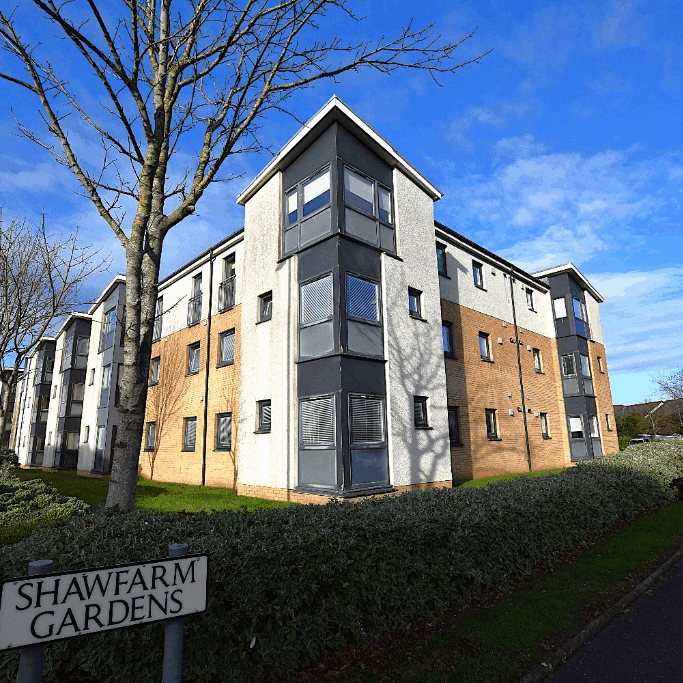 Flat Shawfarm Gardens in Prestwick